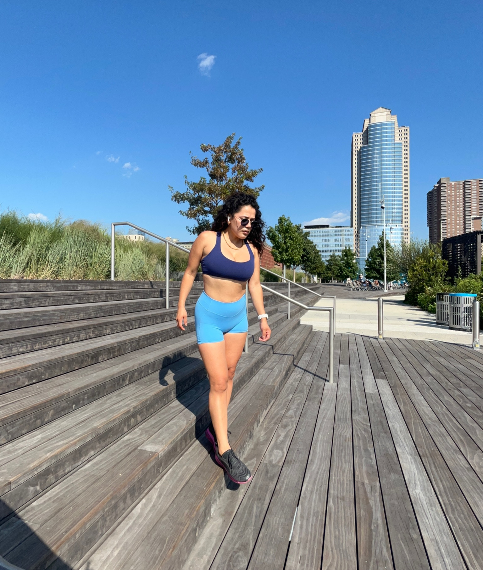 Matching the blue sunny skies 