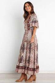 Kendra Dress - Brown | Petal & Pup (US)