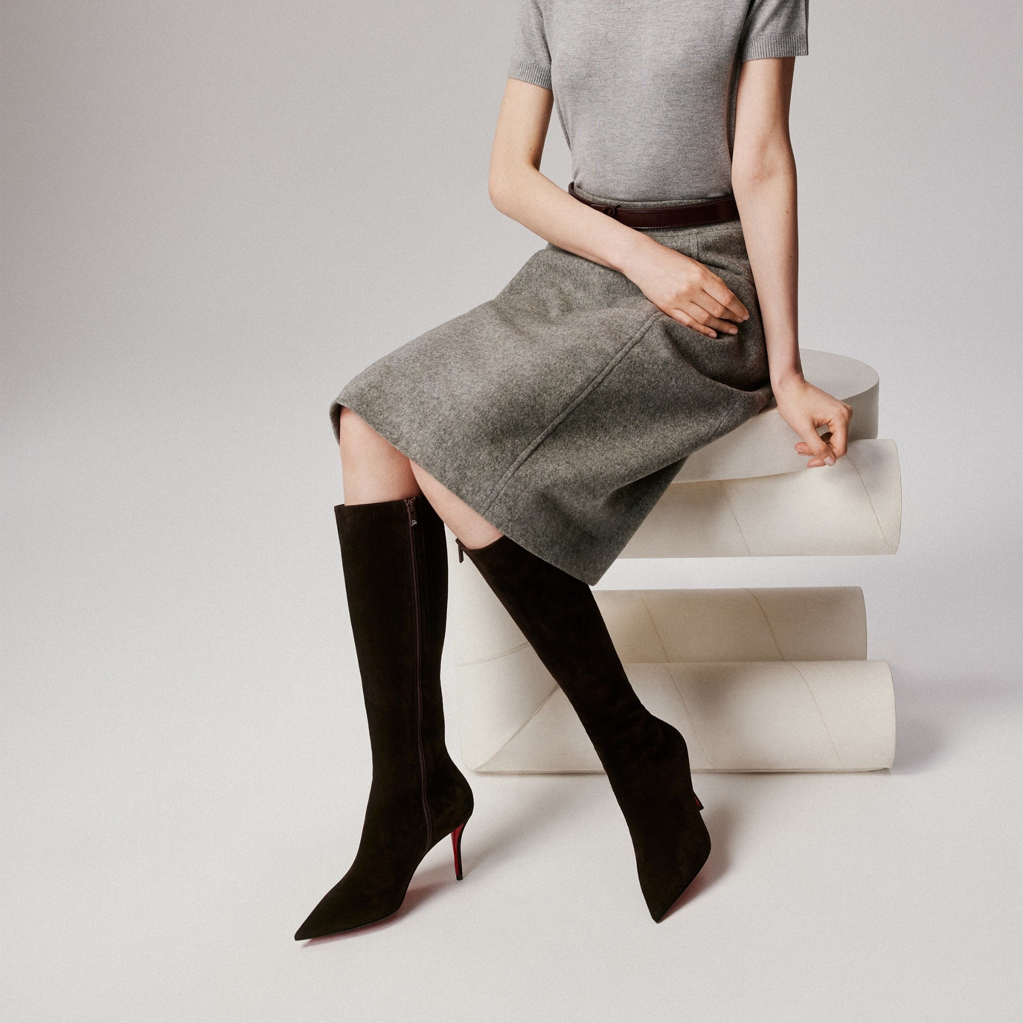 Who doesn’t love red bottoms?  This cafe brown is such a rich color. Brown is the new black and I’m here for it .  The heel height is very comfortable  

#LTKootd #LTKOver40 #LTKdayinmylife