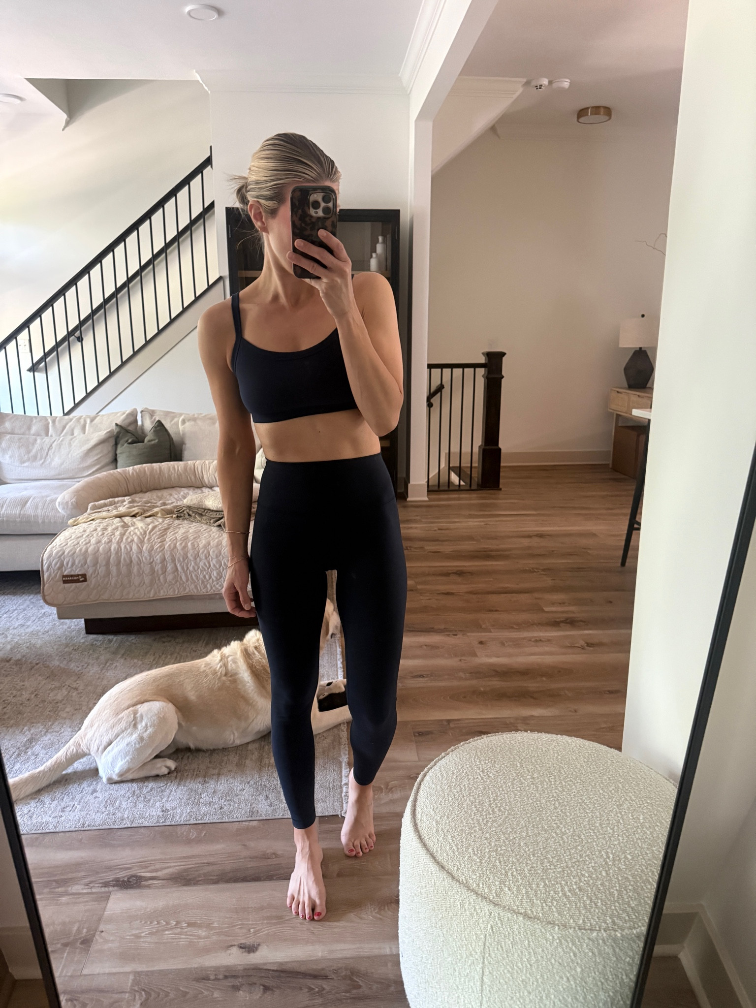 Wearing 4 leggings, medium bra top (cakes under)

#LTKOver40 #LTKActive #LTKfitnessgoals