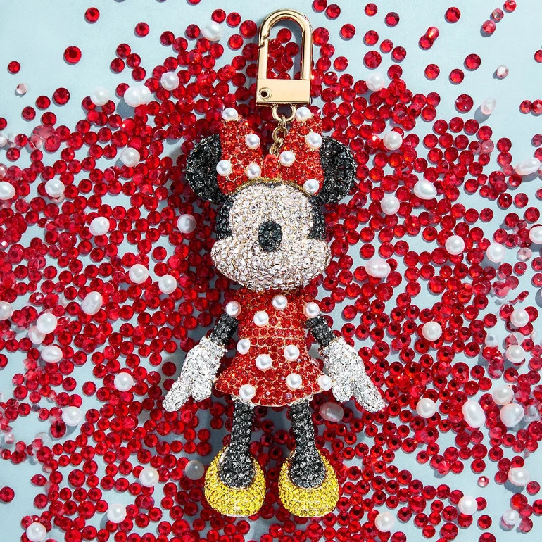 Disney Minnie Mouse Classic Pav\u00e9 Bag Charm - Minnie Mouse | BaubleBar