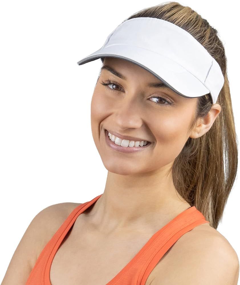 TrailHeads Sun Visor Hat for Women - Recycled Running Visors for Women - Tennis, Golf, Softball, ... | Amazon (US)