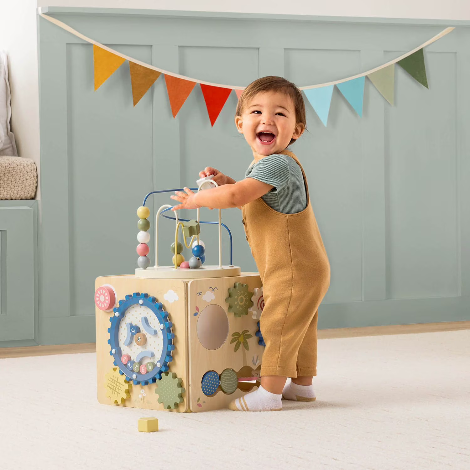 Member's Mark Large Wooden Activity Cube | Sam's Club