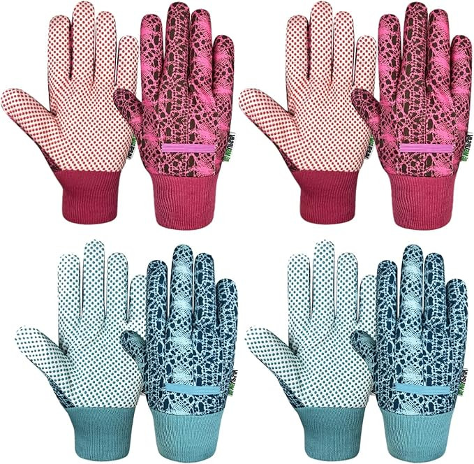 MSUPSAV Gardening Gloves for Women,Garden Gloves for Yard Work,Light-duty Work Gloves for Women,O... | Amazon (US)