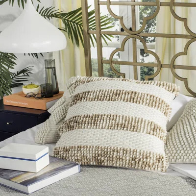 Freeburg Loop and Weaved Throw Pillow Gracie Oaks | Wayfair North America