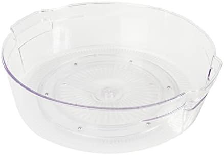 Kitchen Spaces Turntable Food Storage Organizer for Fridge and Pantry, 11.5" x 3.3", Clear | Amazon (US)