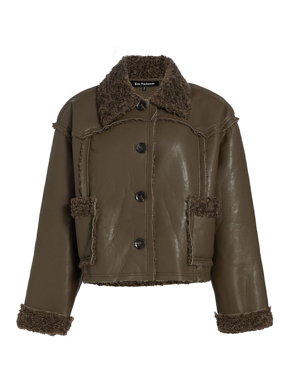 Celine Faux Shearling Jacket | Saks Fifth Avenue