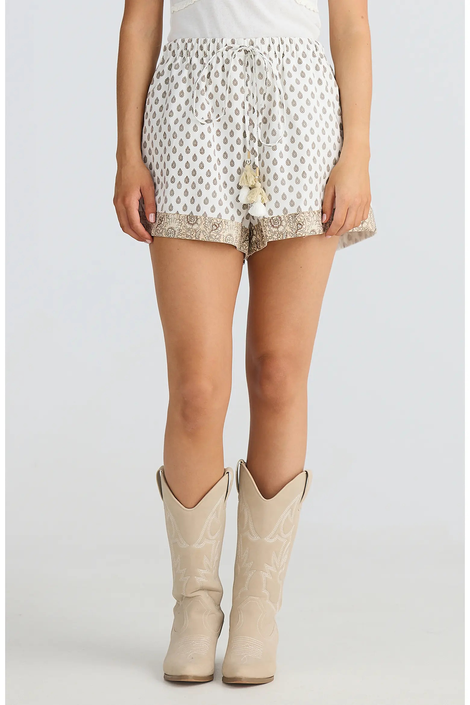 Tie Waist Peasant Shorts (Women) | Nordstrom | Nordstrom