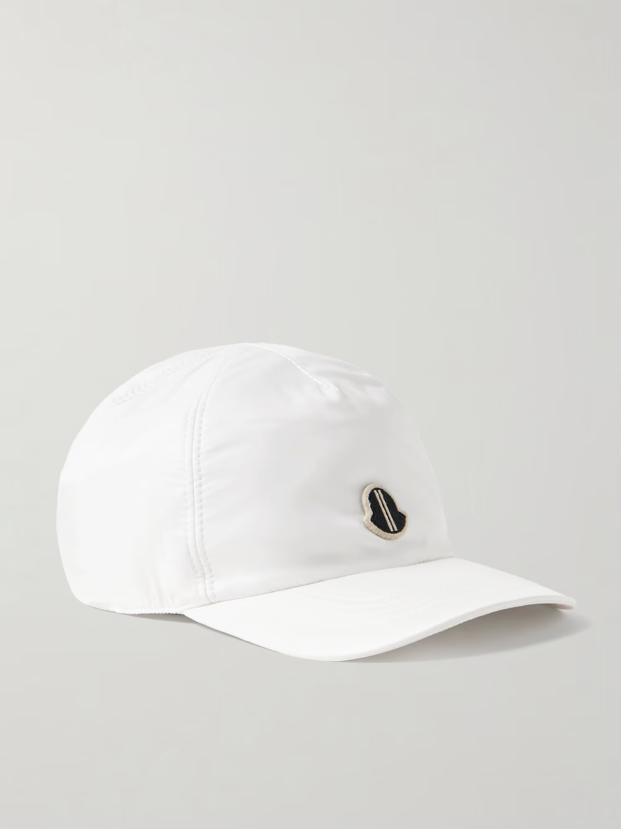 + Moncler appliquéd shell baseball cap | NET-A-PORTER (US)