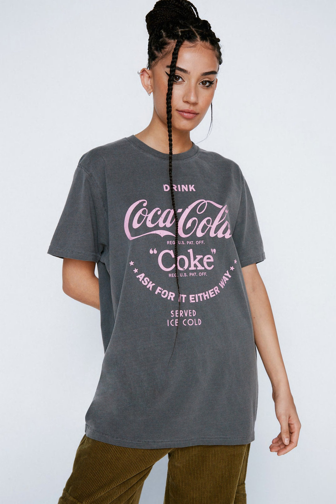 Coca Cola Graphic Oversized T-shirt | Nasty Gal (US)