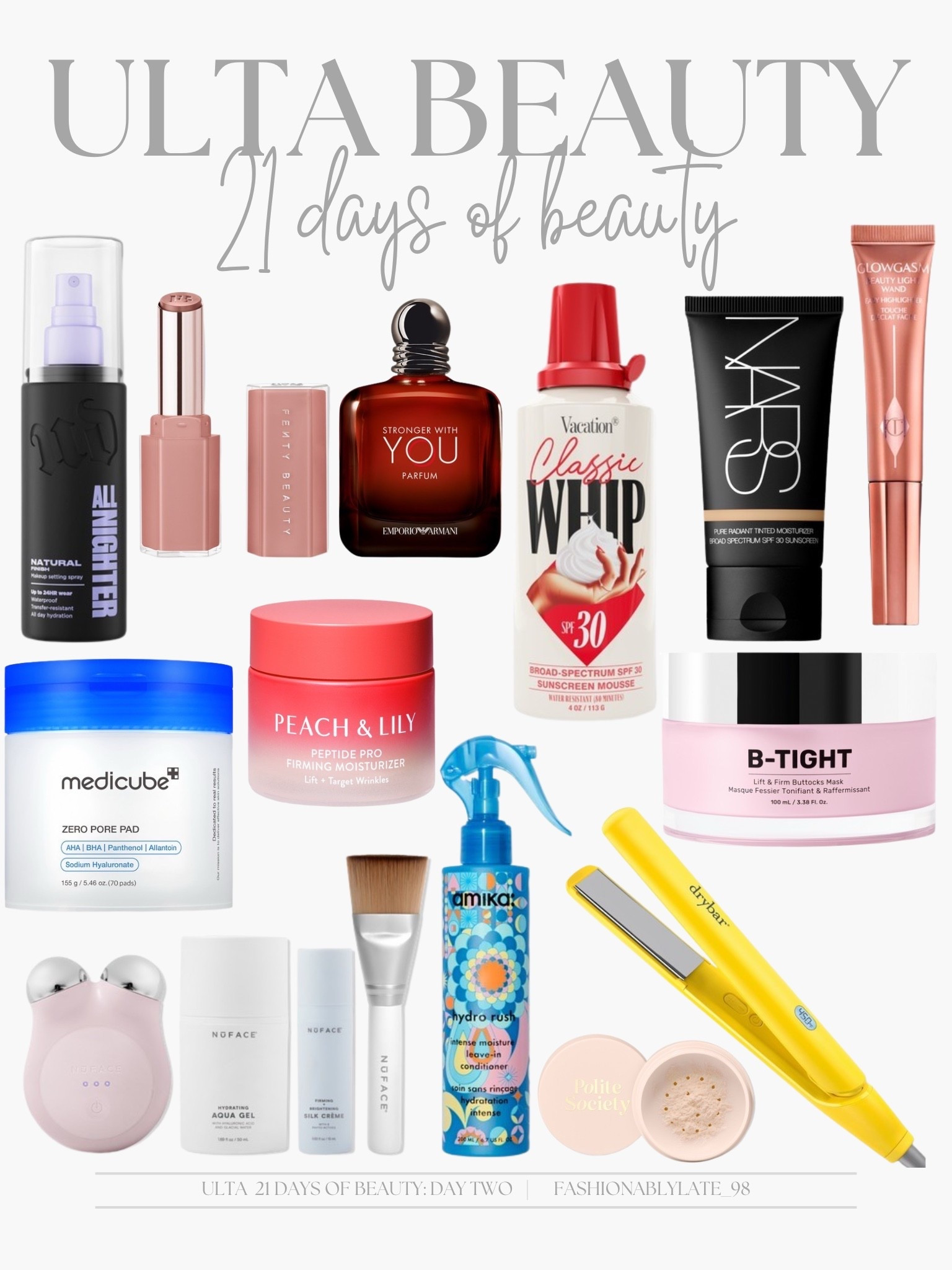 ulta 21 days of beauty - 50% off today’s deals! 

#LTKselfcare #LTKSaleAlert #LTKBeauty