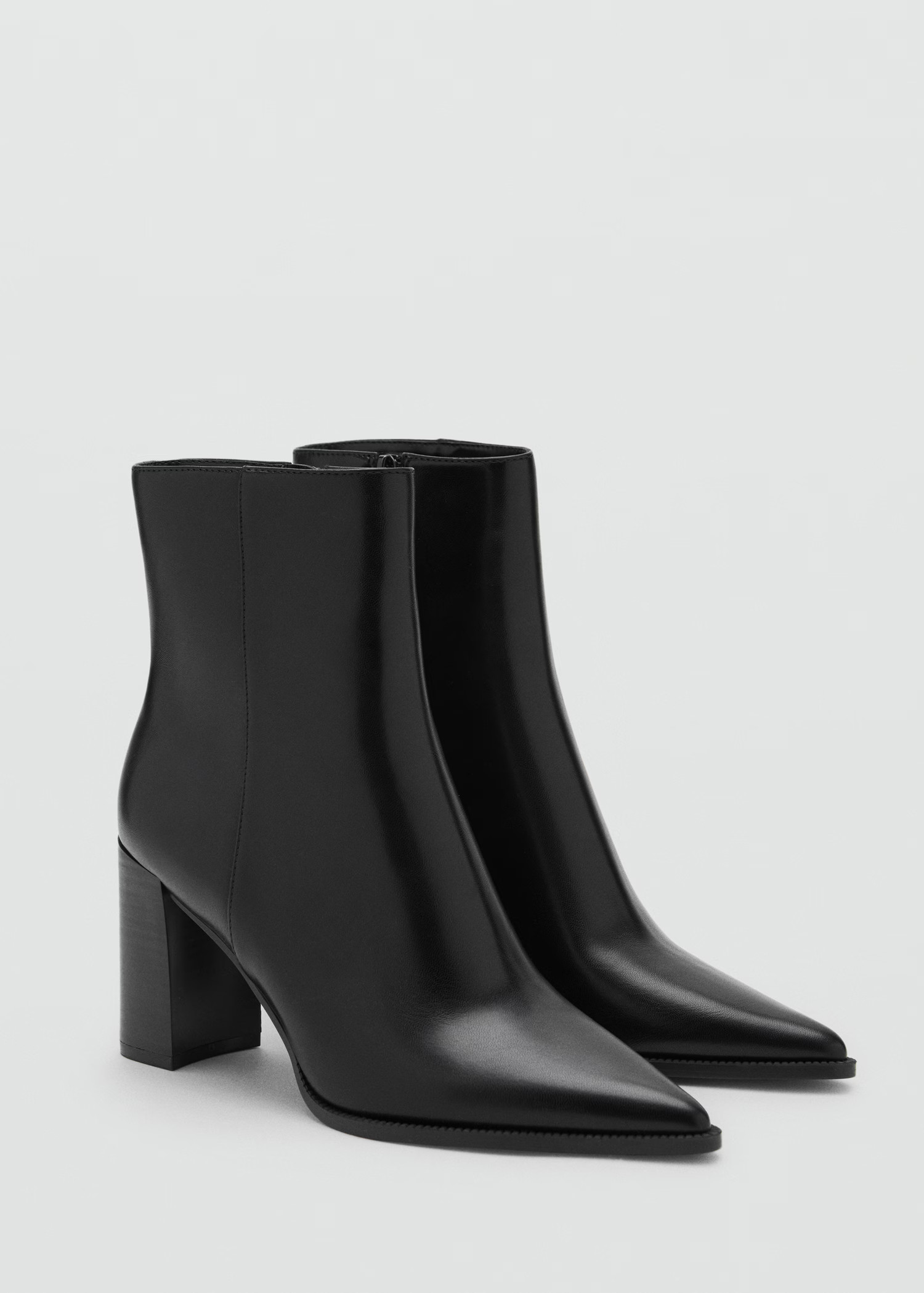 Ankle boots with block heel | Mango (US/MX/AU)
