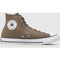Converse all star hi trainers in brown | Schuh