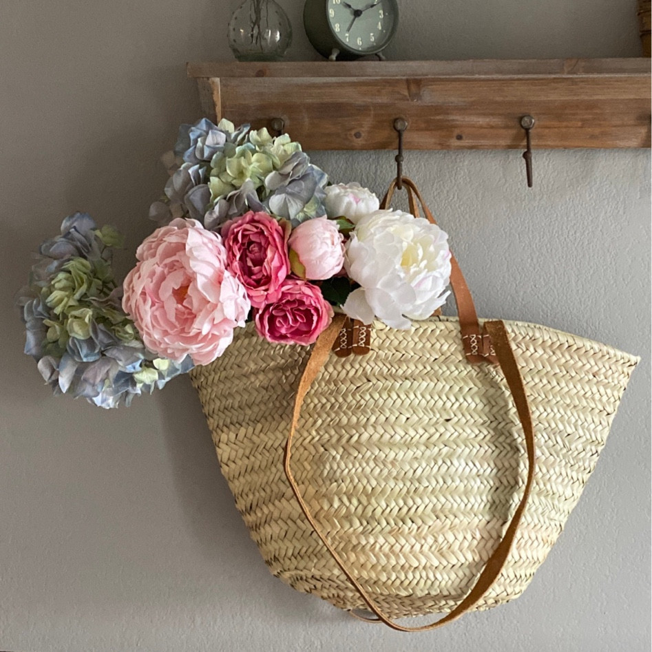 Straw bag I just bought from Etsy 