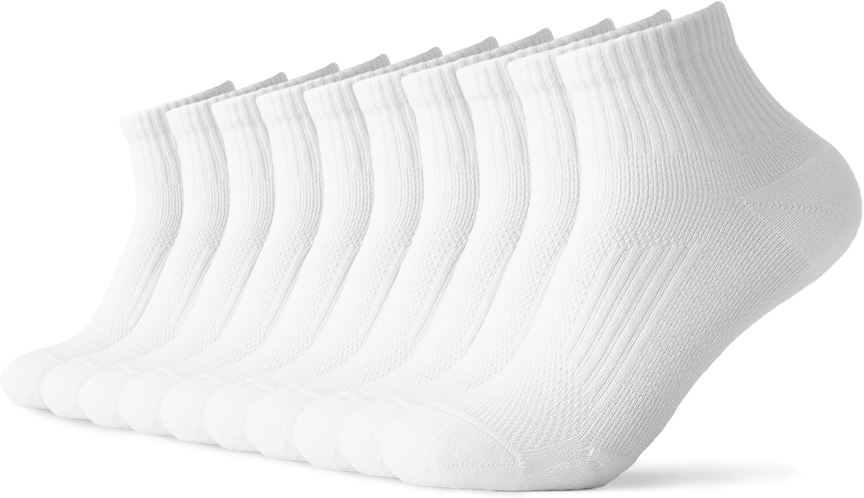 Ankle Compression Socks for Men and Women, Low Cut Running Socks with Athletic Socks Cushion Supp... | Amazon (US)