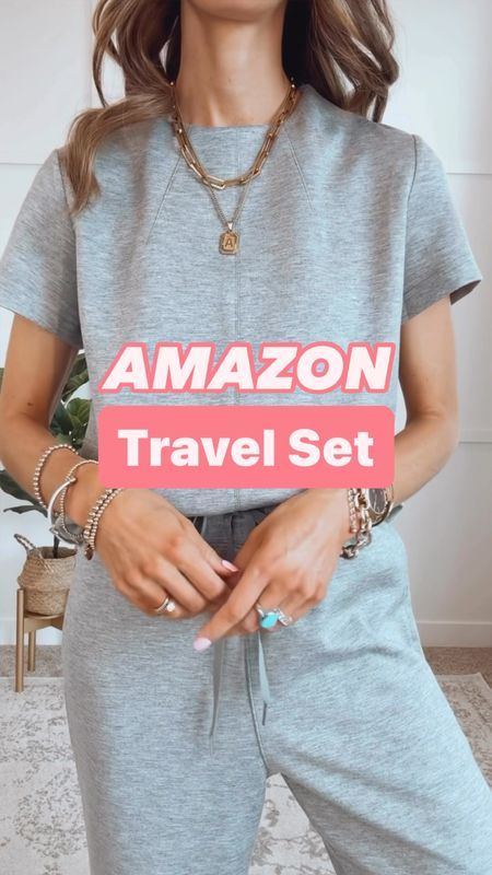 ✨POV: You found the comfiest travel set you can mix and match to get maximum wear. 

✨Wearing my true to size, small. 

Two piece sets for women summer | 2 piece sets for women | summer outfits women | travel outfit | travel set | airport outfit

#LTKFindsUnder50 #LTKSaleAlert #LTKTravel