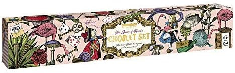 Queen of Hearts Flamingo Croquet - Alice in Wonderland Themed Croquet set for adults for kids. 4 ... | Amazon (US)