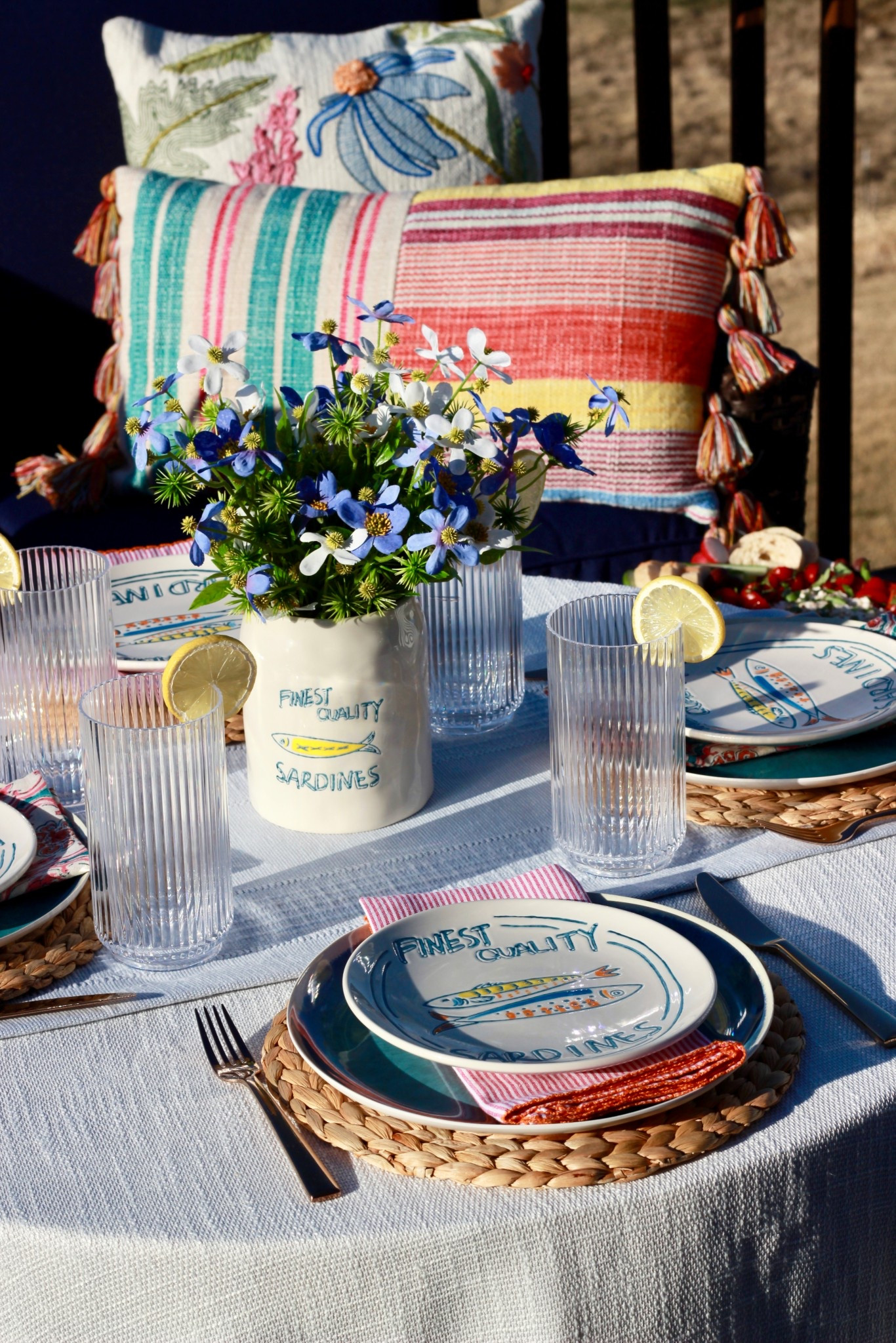 Outdoor refresh for dinner on the patio 

#LTKHome #LTKSeasonal #LTKFindsUnder100