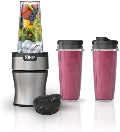 Ninja BN301 Nutri-Blender Plus Compact Personal Blender, 900-Peak-Watt Motor, Frozen Drinks, Smoo... | Amazon (US)