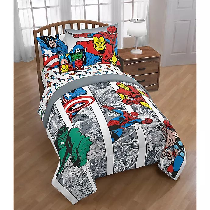 Marvel® Comics Twin/Full Comforter | Bed Bath & Beyond