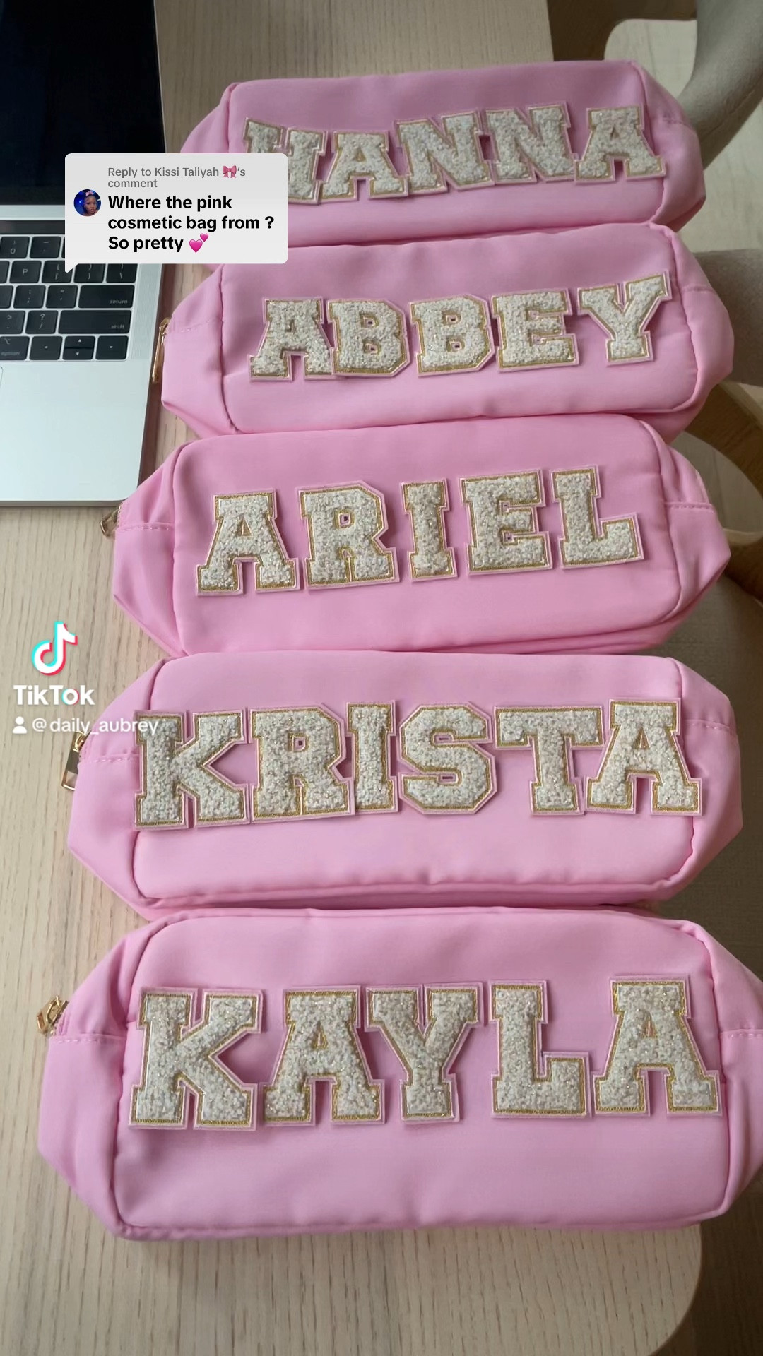 DIY custom bridesmaid cosmetic bags! #bridesmaid 