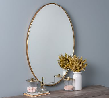 Cove Oval Wall Mirror | Pottery Barn (US)