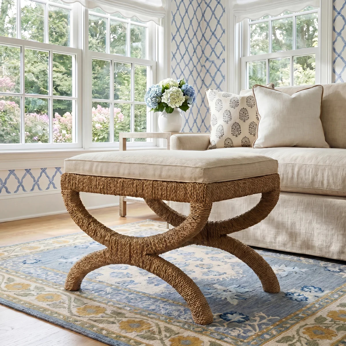 Seri Upholstered Ottoman | Wayfair North America