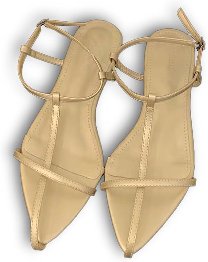 N.N.G Women Flat Sandals Dressy Srtappy Slingback Mules Cute Evening Vegan Leather Gladiator Desi... | Amazon (US)