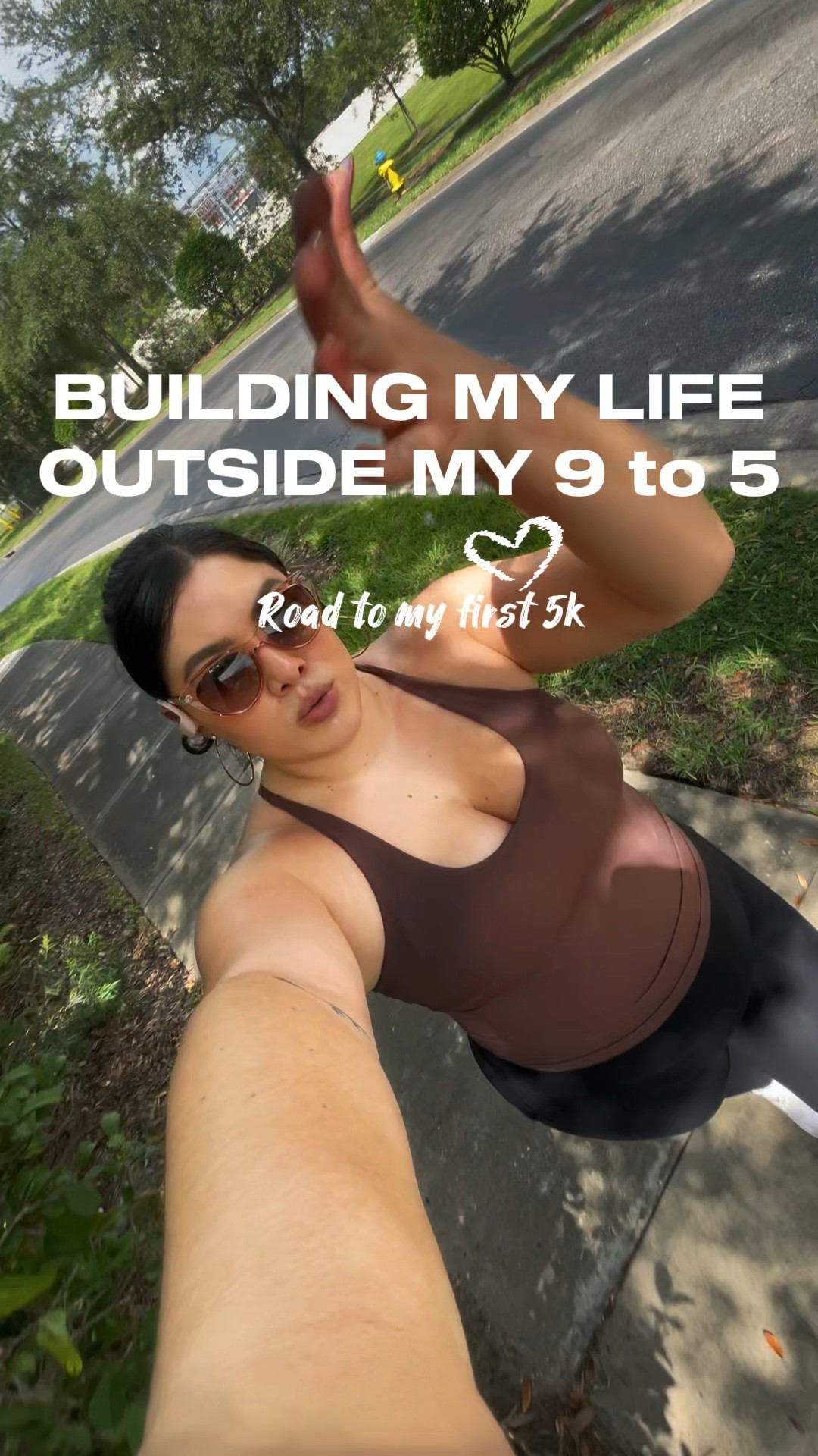 The hardest part of starting something new usually isn’t the thing itself.

It’s all the stories we tell ourselves before we even begin.

“I don’t know where to run.”
“What if people are watching me?”
“I’ll start next week.”

So before Day 1 of my 5K training, I decided to remove as many excuses as I could.

I got familiar with the route, moved my body a little, and made tomorrow feel less intimidating.

Because the woman I’m trying to become isn’t built by one perfect run.

She’s built by the small choices that don’t receive validation.

Tomorrow is Day 1. 🏃🏻‍♀️✨

#5KTraining #BuildYourself #LifeAfterMy9to5 #HealthyHabits #TampaCreator

Top: Amazon
Leggings: Amazon
Glasses: Target
Shoes: Nike

#LTKootd #LTKvlog #LTKActive