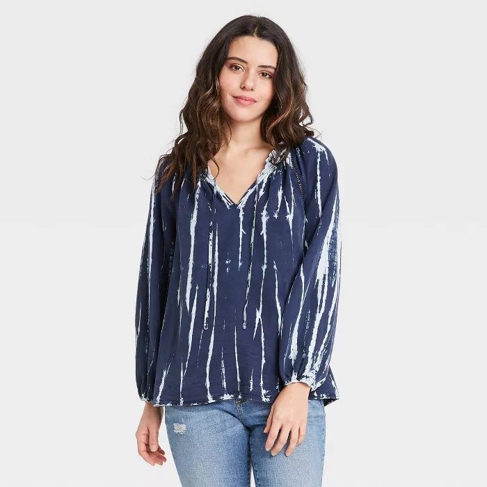 Women's Long Sleeve Ruffle Top - Knox Rose™ | Target