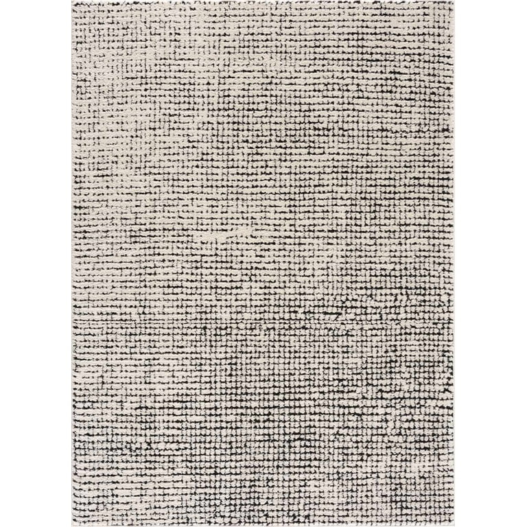 BoutiqueRugs Keita Contemporary Mosaic Area Rug - High Pile Fluffy Soft Shag Carpet for Living Ro... | Walmart (US)