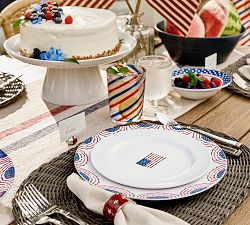 Cabana Americana Outdoor Melamine Dinnerware Collection | Pottery Barn (US)