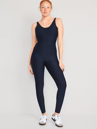 Sleeveless PowerSoft 7/8 Bodysuit for Women | Old Navy (US)