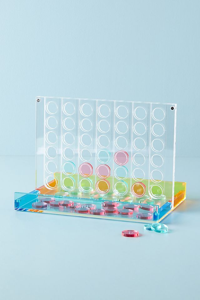 Sunnylife Lucite Four-In-A-Row Game | Anthropologie (US)