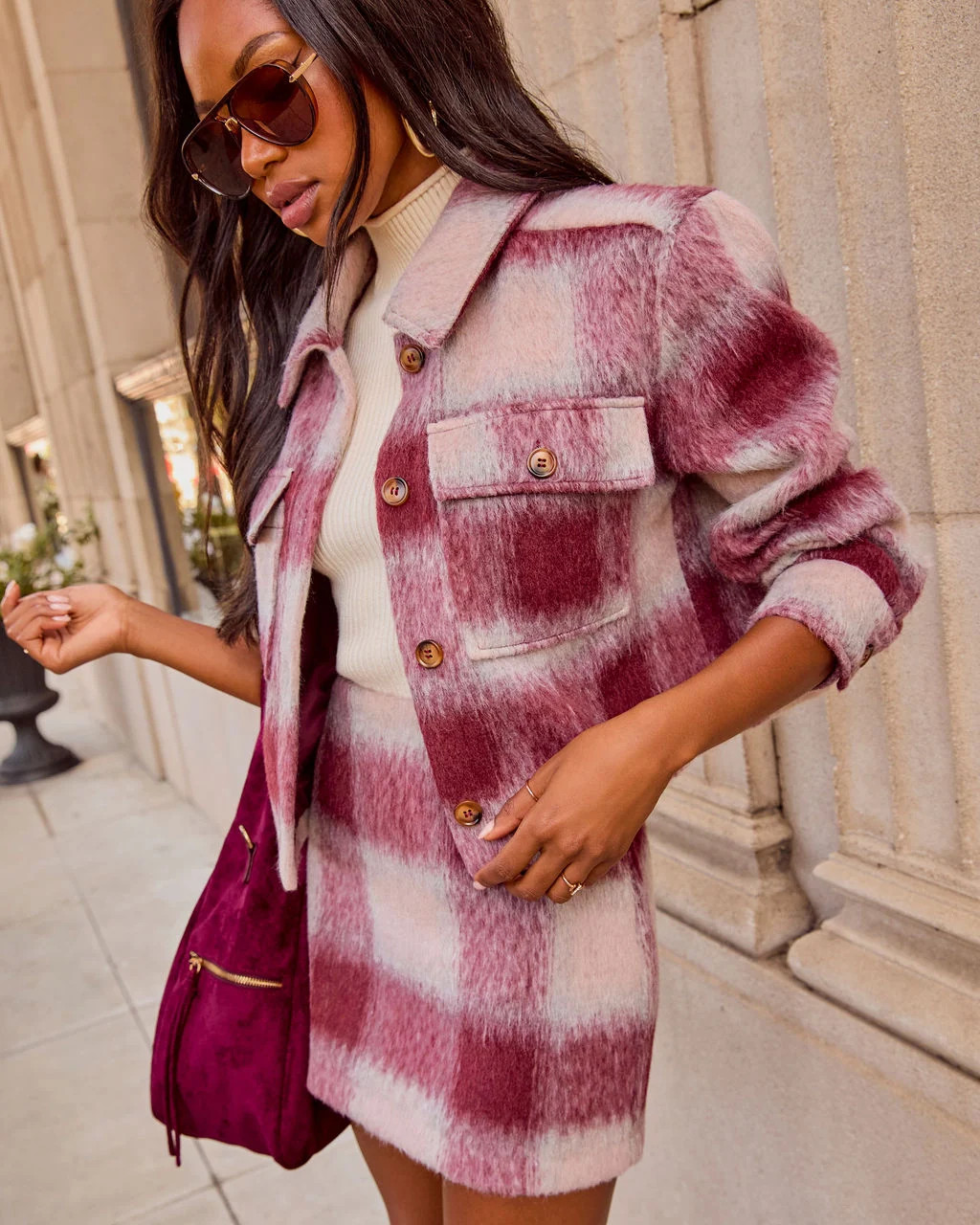 Warren Wool Plaid Jacket | VICI