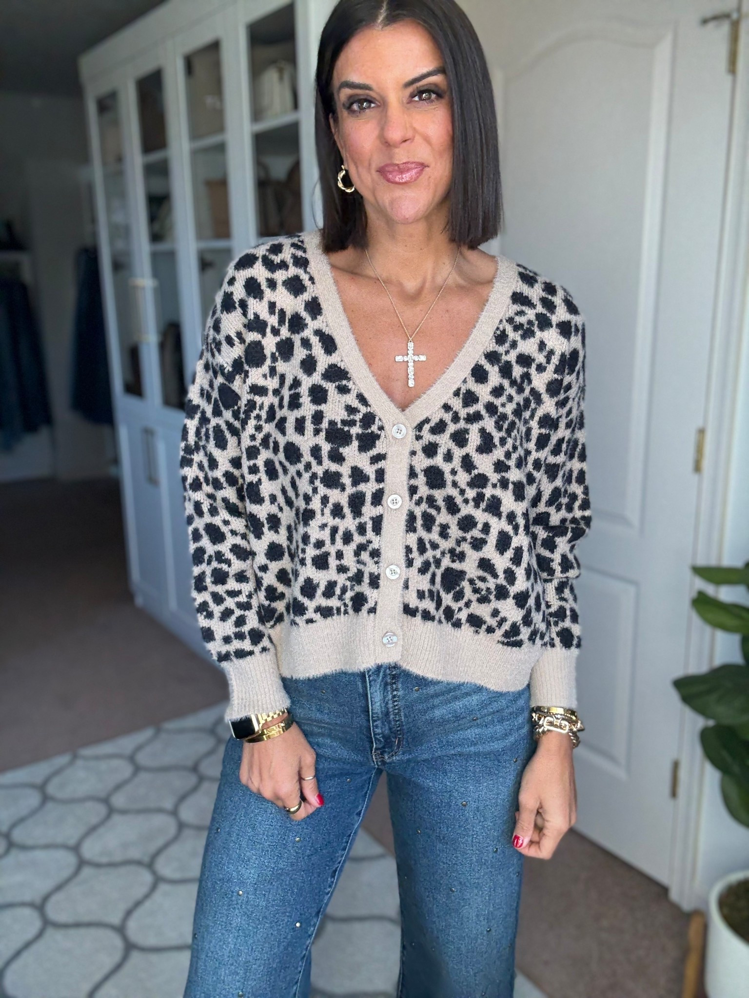 Walmart sweater on sale for $15! I’m in size small. Size 2 in jeans. Size down if in between 

#LTKHoliday #LTKSaleAlert #LTKSeasonal