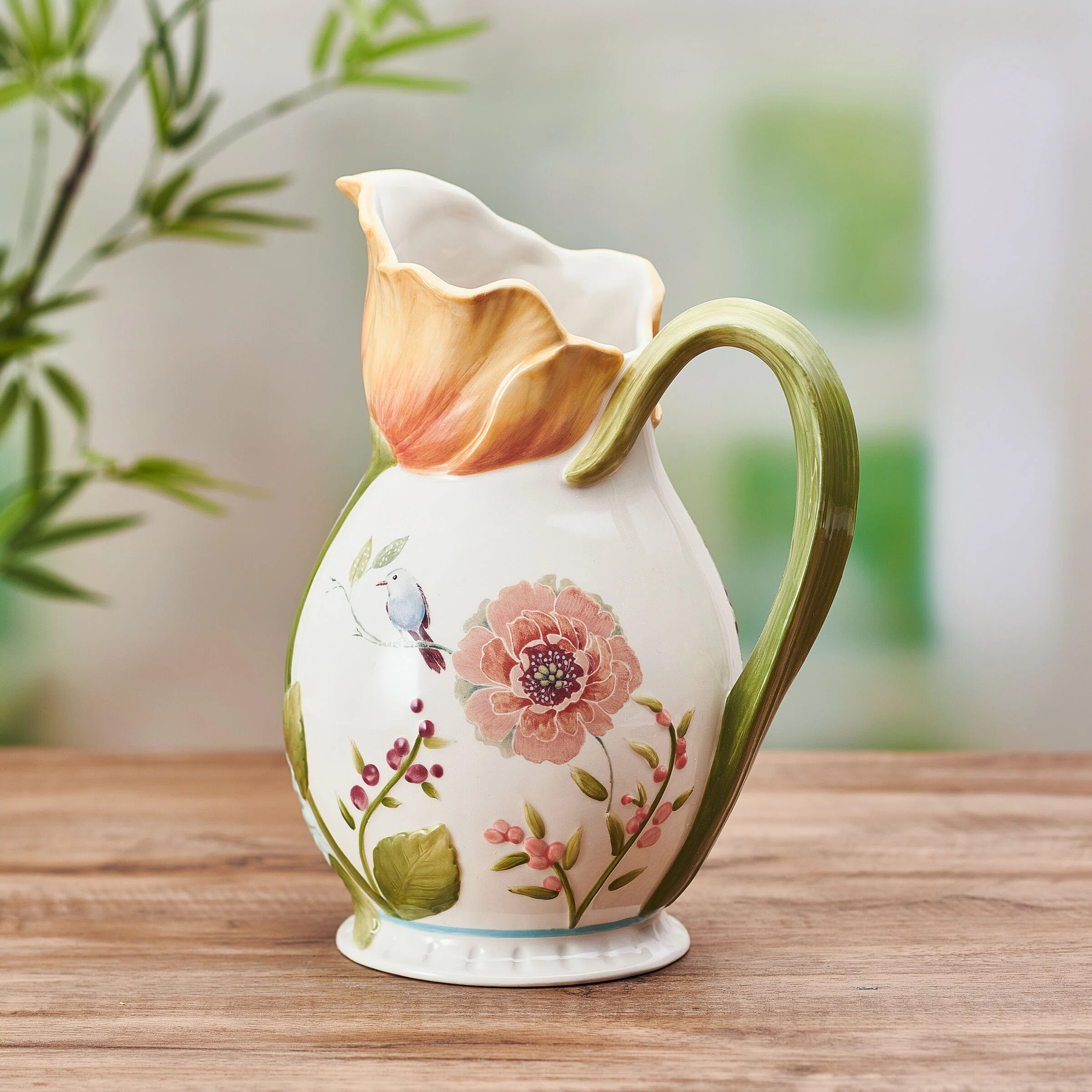 Fitz And Floyd Meadow Pitcher, 2.25 Quarts | Wayfair North America