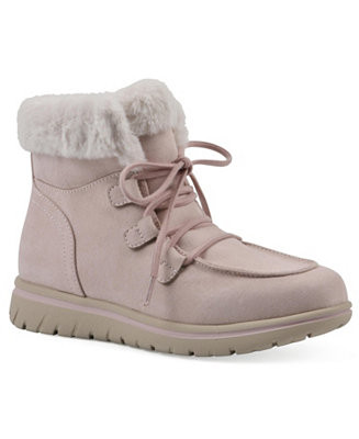 Cliffs by White Mountain Women's Harrison Lace-Up Booties - Macy's | Macy's