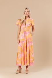 Sheridan French I Resort 2023 I Eloise Dress in Tangerine Toile | Sheridan French
