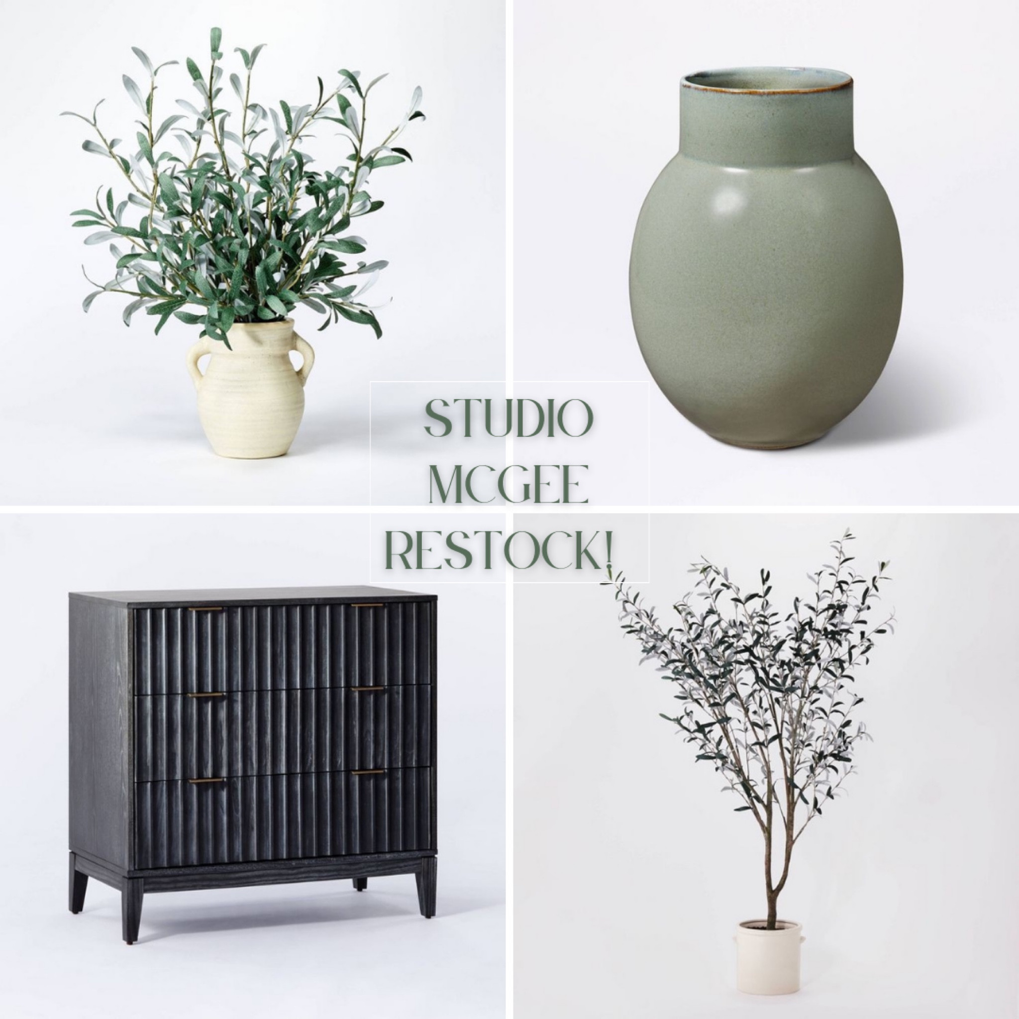 Studio McGee restock! I haven’t seen the olive tree or the black dresser in months! 
#bedroomdecor #bedroomfurniture #livingroomdecor #studiomcgee #targetfinds #homedecoronabudget #designerlooksforless #olivettree #decorativeobjects #blackdresser 


#LTKhome #LTKunder100 #LTKFind