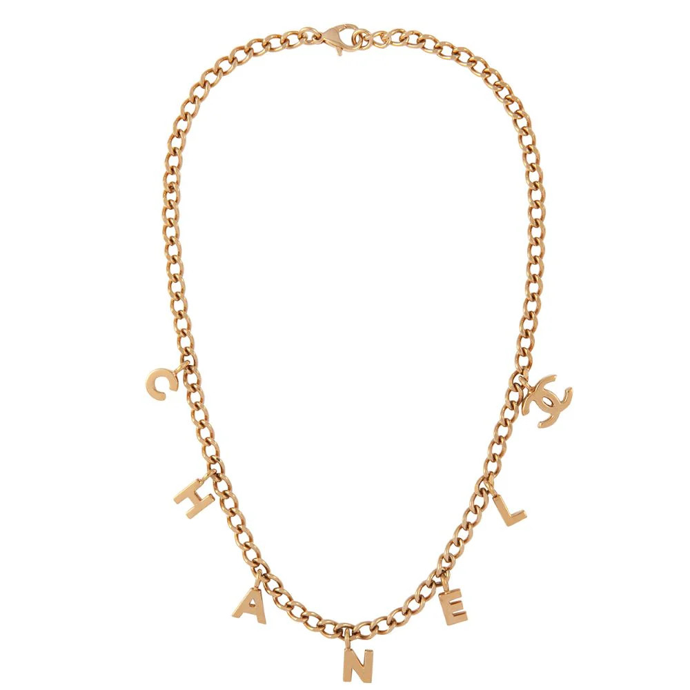 2002 Chanel Letter Charm Necklace | Susan Caplan