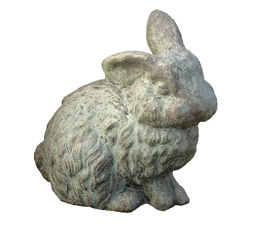 Cast Sone Concrete Rabbit Garden Object | Pottery Barn (US)