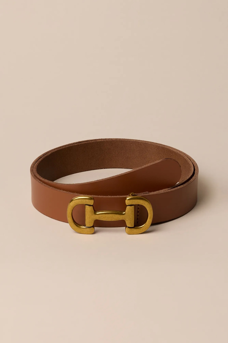 EQUESTRIAN BUCKLE LEATHER BELT | Lucky Brand
