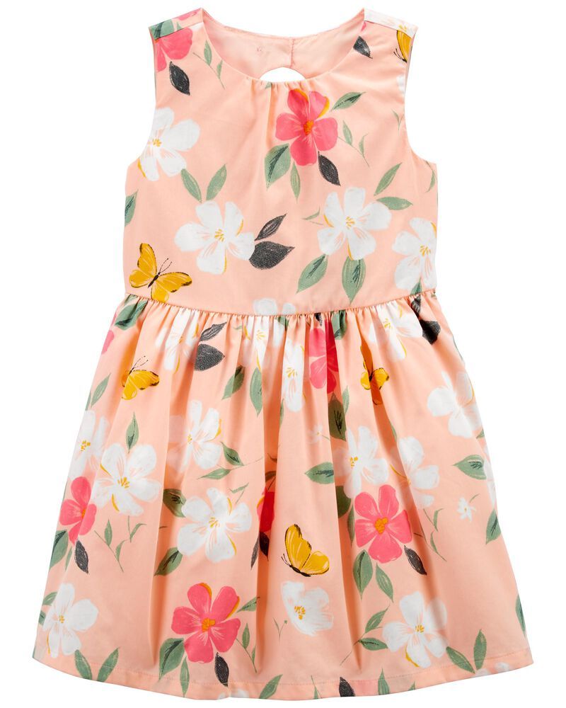 Butterfly Sateen Dress | Carter's