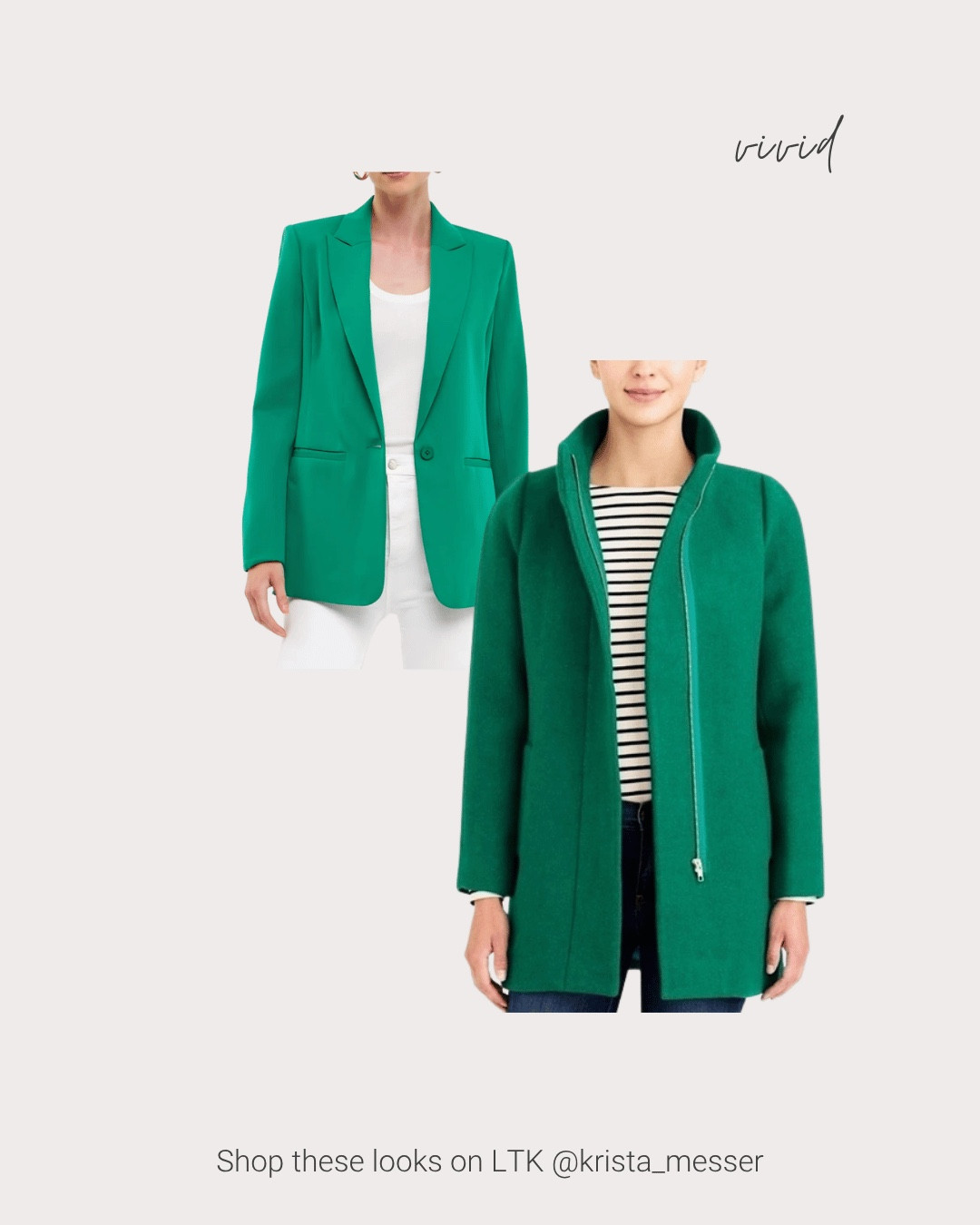 Winter Vivid Emerald Greens | Winter Palette | House of Colour | Color Analysis 

#LTKWorkwear #LTKOver40 #LTKootd