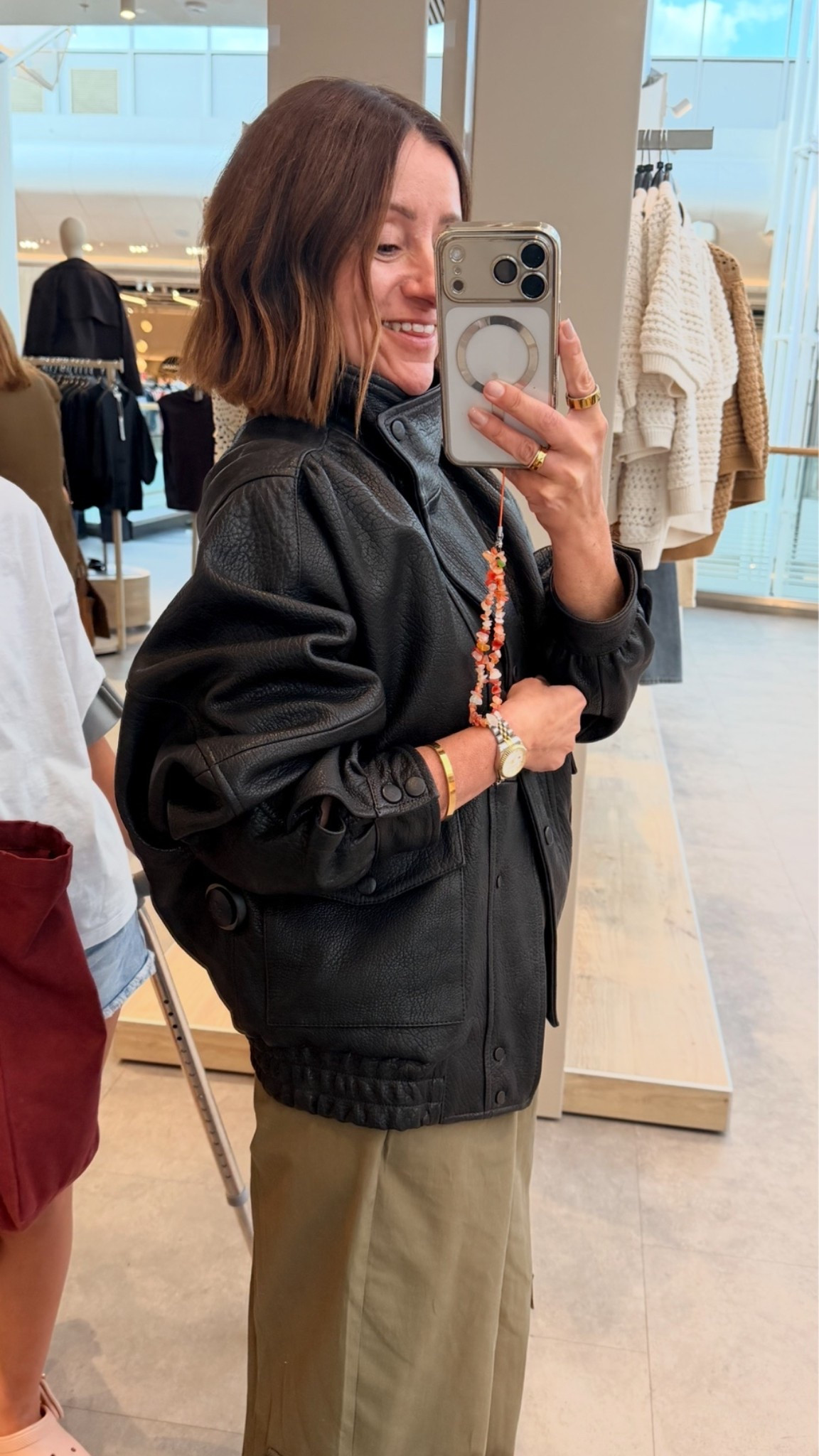 This jacket stole my heart. Leather, perfectly cut and black hardware 🖤

I’m wearing the small

#LTKFashionMonth #LTKuk