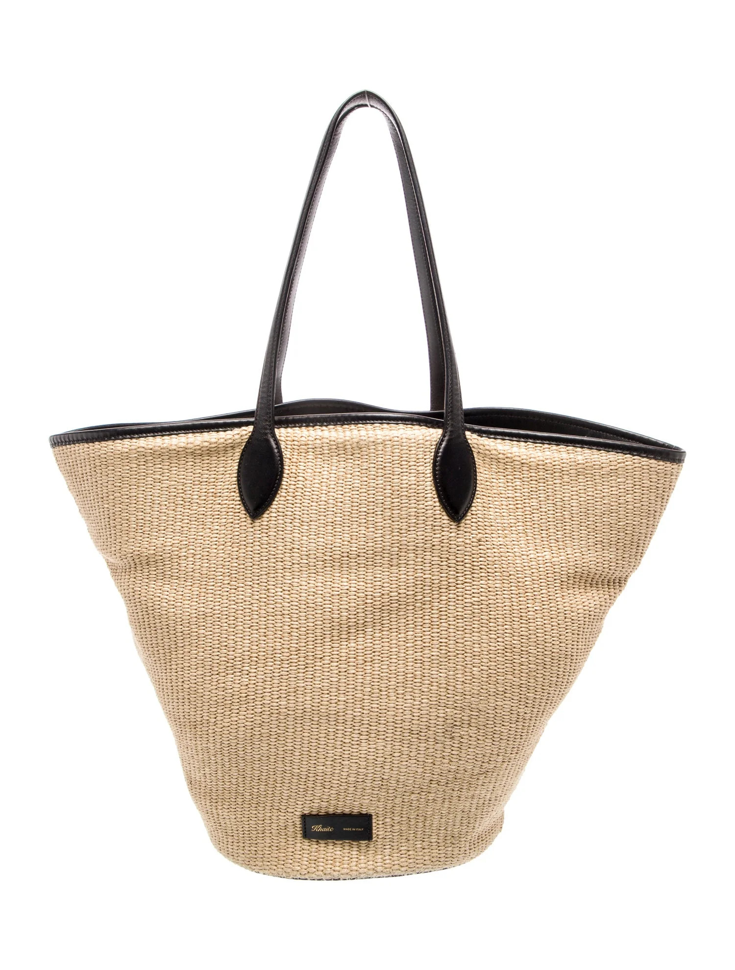 Khaite Raffia Tote - Neutrals Totes, Handbags - KHAIT89783 | The RealReal | The RealReal