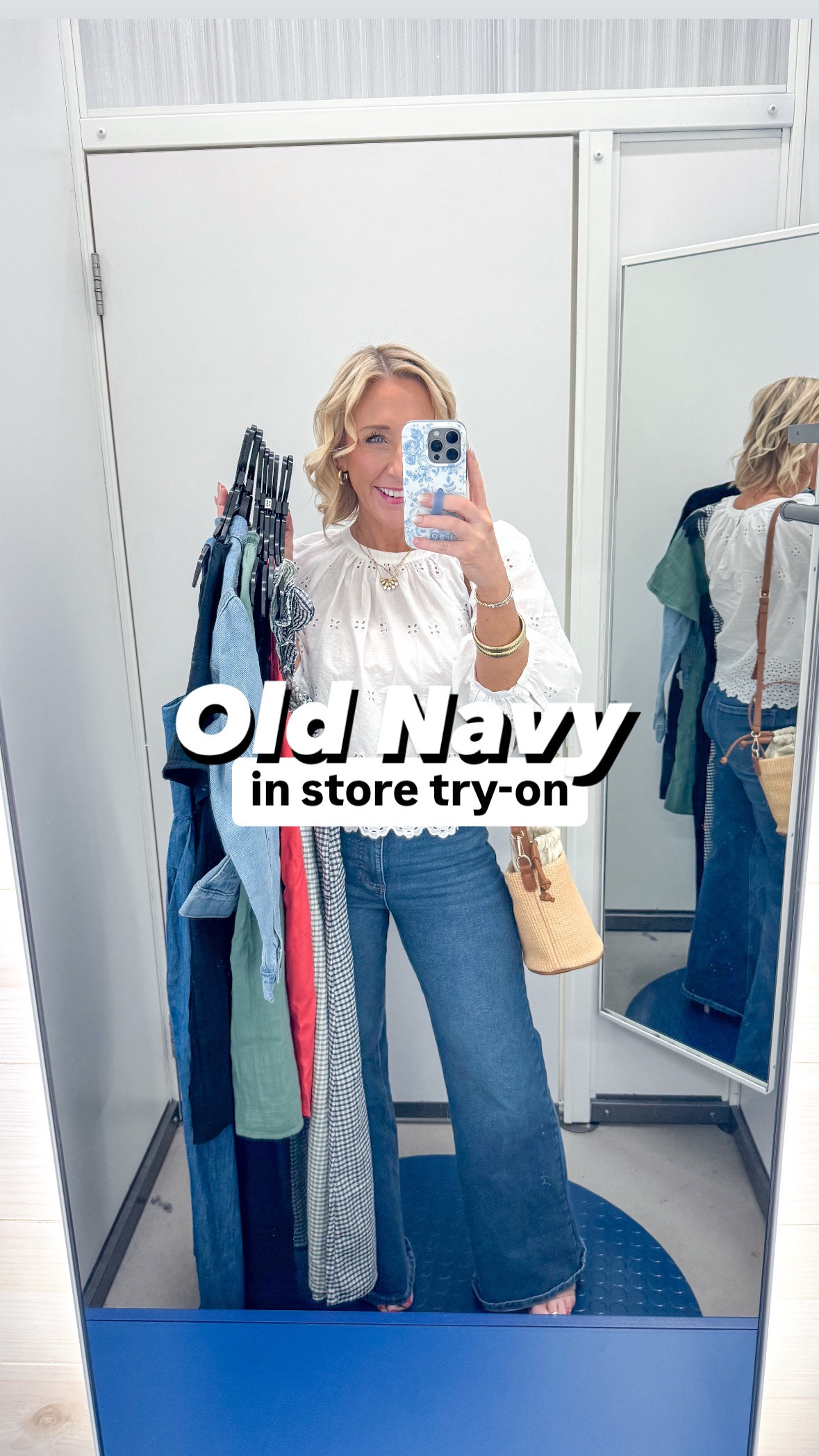 Old Navy dresses/jumpsuit (40% off when you spend $100+)
1 & 2 - Smocked gingham dresses - size small. 
• Jean jacket - size small. 
3 - fit & flare crepe dress - size XS (accidentally!)
4 - fit & flare crepe dress - size small. 
5 & 6 - gauze swing dress - size small. 
7 & 8 - jumpsuit - size small (ran snug in the hips getting on).


#LTKWatchNow #LTKSeasonal #LTKPetite