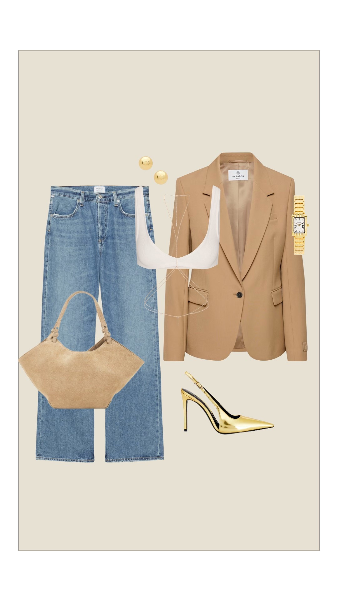 Relaxed and classy spring outfit 💛 

spring l inspo l outfit inspo