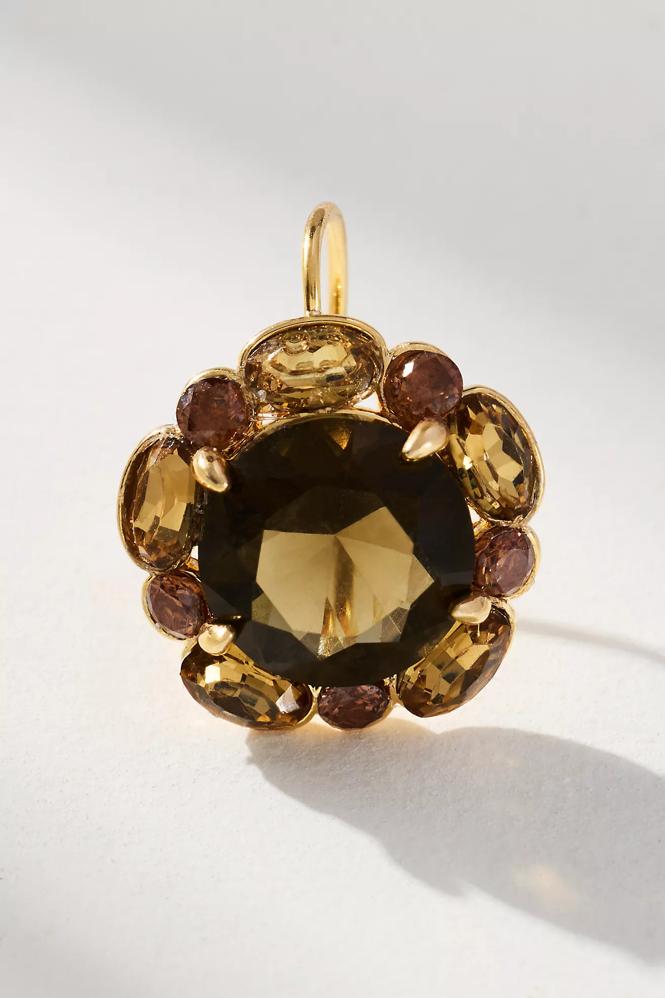 Floral Crystal Drop Earrings | Anthropologie (US)